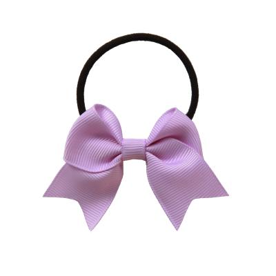 China 2022 Amazon Colors Elastic Hair Bands Solid Purple Kids Elastic Different Small Size Mixed Elastic Hair Bands Ties For Shower for sale