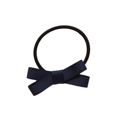 China Elastic and mixed colors mini ponytail waistband bulk sale elastic ribbon tie solid black hair stretch diy with bands for sale