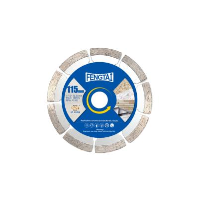 China 115mm Segmented Rim Diamond Saw Blade For Cutting Concrete 7/8IN for sale