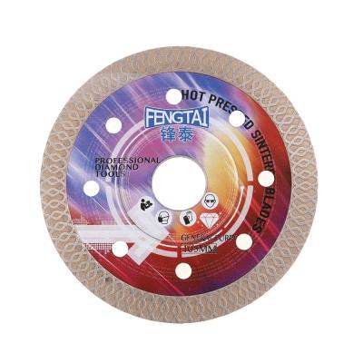 China Tile 105 mm hot pressed super thin turbo diamond saw blade cutting disc for ceramic tile granite marble for sale