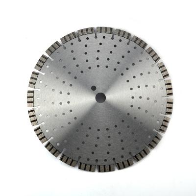 China Diamond Segment & 14 Inch Turbo Diamond Steel Body 65Mn Saw Blade For Cutting Reinforced Concrete for sale