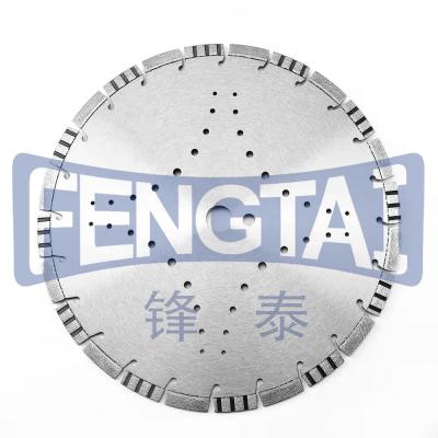 China Diamond Powder FENGTAI 350mm 14 Inch 3D Diamond Setting Technology Saw Blade For Cutting Granite for sale