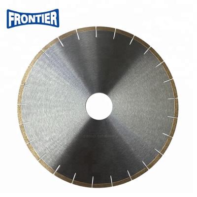 China Diamond Segment & 65Mn Body Steel 350mm 14 Inch 8mm Size 60mm Inner Hole High Frequency Welded Diamond Saw Blade For Cutting Marble for sale