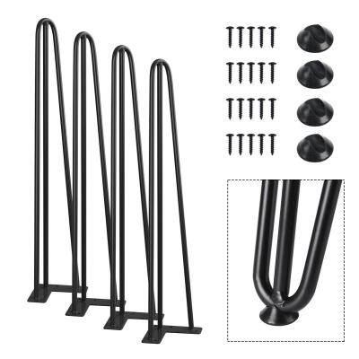 China Table iron wire hairpin table legs metal hairpin legs and metal table legs for sale