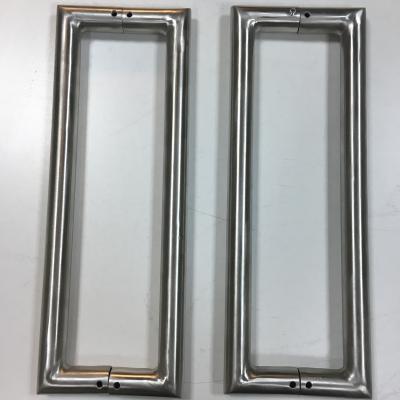 China Industrial Sliding Office Barn Mirror Door Double Handles For Wooden Doors for sale