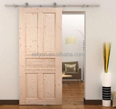 China Sliding Stainless Steel Barn Door Hardware Sliding Wood Door Track for sale