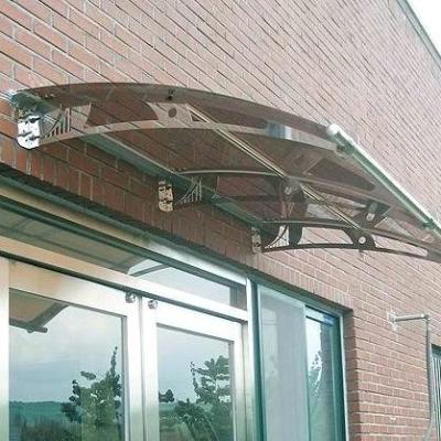 China PE Garage Door Hardware Canopy Glass Fitting Used For Exterior Decoration for sale