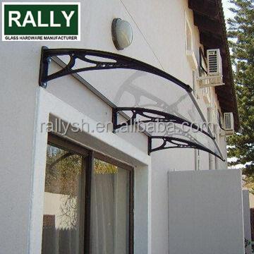 China Economical Outdoor Window Door Canopy Shade Solid Polycarbonate DIY Balcony Tents for sale