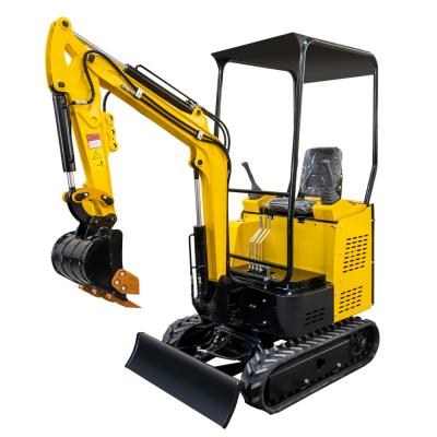 China Excavadora duradera Excavadora compacta Mini Excavadora de 1 tonelada 1,2 tonelada 1,8 tonelada 2 toneladas con accesorios de excavadora en venta