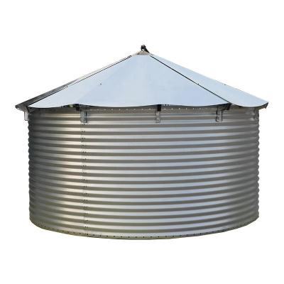 China Warm gegalvaniseerde golvende stalen wateropslagtanks / ronde afvalwatertank Te koop