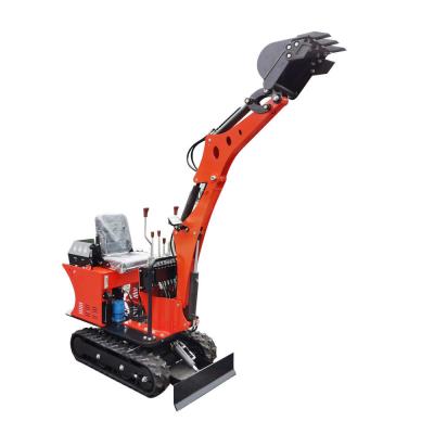 China Billiger 7,6kw Bagger Minibagger Kleiner Bagger 0,8 Tonnen Kubota Motor Mini-Lademaschine zu verkaufen