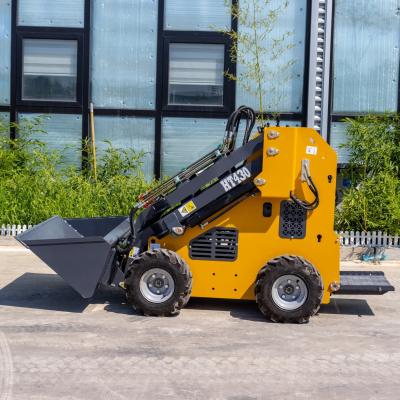 China 23HP Cargador Máquina Mini Skid Steer Cargador Mini Tractor Cargador de retroexcavadora 380 430 Y 530 en venta