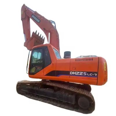 China Warm 25 ton graafmachine Digger Gebruikte graafmachines Doosan 225 Graafmachine Originele graafmachine Te koop Te koop