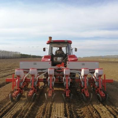 China Sistema de ar Semeador de precisão Equipamento agrícola 6 linhas Semeador de precisão de milho e soja à venda