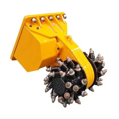 China Drum Cutter Double Heads Excavator Attachments Design Horizontal And Vertical Milling Machine for sale