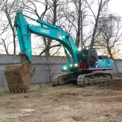 China Tweedehands graafmachines Originele verf Kobelco460 Digger Te koop