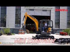 Farm Excavator Digger 3.5 Ton Mini Excavator Kubota Mini Loader With Closed Cabin