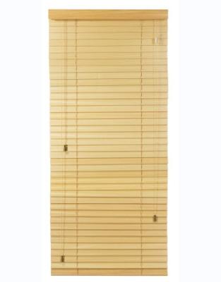 China Traditional Venetian Wood Blinds Shades For Window Manual White Wood Blinds for sale