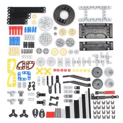 China 175pcs Building Toy Technology Mixed Packing Parts Gear Bush Board Plate Spike Axle And Pin Connector MOC Toys Compatible With 32269 4459 for sale