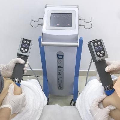 China Newest ESWT-DOUBLE-B 2 Handle Dual Channel Electromagnetic Shockwave Therapy Device ESWT-DOUBLE-B for sale