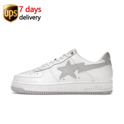 China EVA Basketball Brand luxury Shoes Sneakers A Bathing Ape Type Mens Bape Sta Beige of Bapestas for men and women for sale