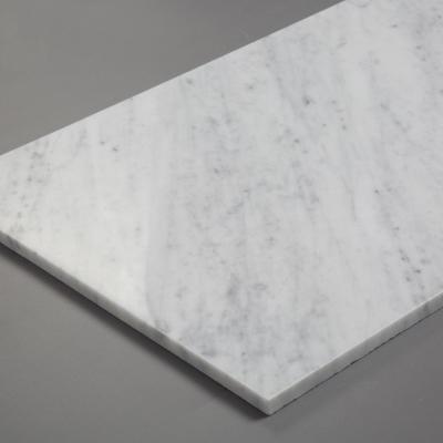 China Modern Samistone Marble Bianco Carrara White Stone White Marble Tiles Price for sale