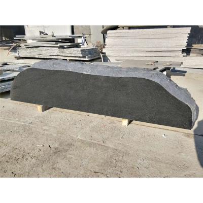 China Modern Samistone Hearth Stone Absolute Black Granite Hearth Slabs for sale