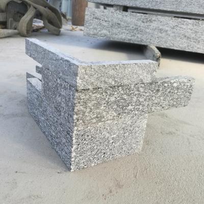 China Exterior Decoration Samistone Granite Cornerstone Cladding Stone For Wall for sale