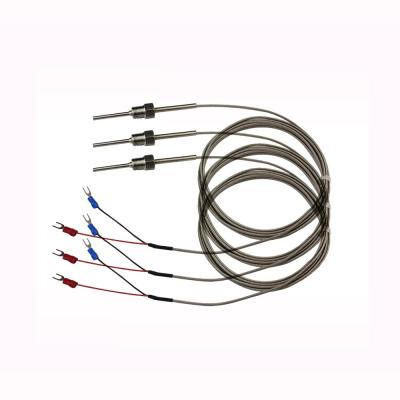 China SS304 Material Screw Temperature Sensor 10k ohm With 6*50mm Probe for sale