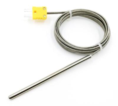 Chine type type à hautes températures terminal de j de K de fourchette de diamètre du thermocouple 4mm à vendre