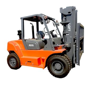 China Building material stores LGFT handling equipment 6 ton 7 ton 8 ton 10 ton diesel forklift suppliers in UAE for sale