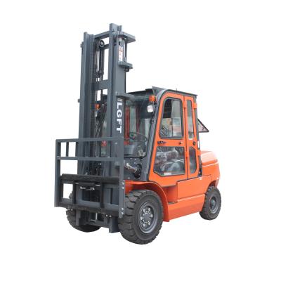 China Building material stores Japanese ISUZU/YANMAR/Mitsubishi 3 stage free mast diesel forklift 2.5ton engine 4.5m new for sale