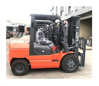 China Building material stores 2 ton 2.5 ton forklift bale diesel forklift for sale for sale