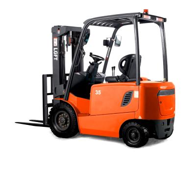 China Construction Material Stores USA CURTIS Full Controller Enclosed Cab 3 Ton 3.5 Ton Forklift Oman 3ton Electric Forklift for sale