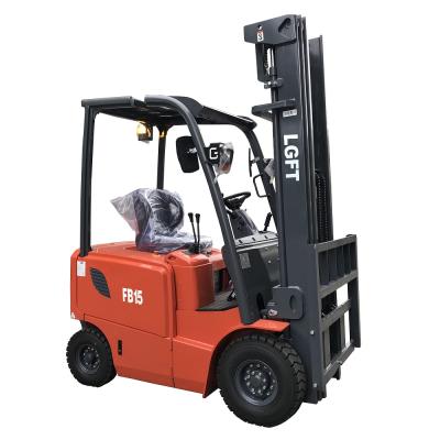 China Building Material Shops Lithium Ion Electric Forklift Truck Small Electric Battery Prices 1.5 Ton 1.8 Ton for sale