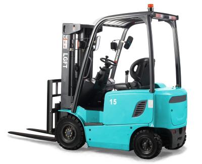 China Brand New China Building Material Stores Best Electric Forklift 1 Ton Battery 48V for sale