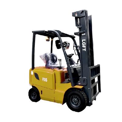 China Building Material Shops China 1 Ton 1.5ton 1.8t DC Motor 3 Wheel Electric Forklift Small Electric Forklift for sale