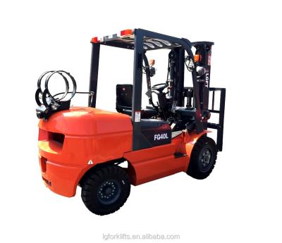 China Building Material Shops 4 Ton 4.5 Ton 5 Ton LPG Gasoline Forklift With PSI Gasoline Engine Side Shift for sale