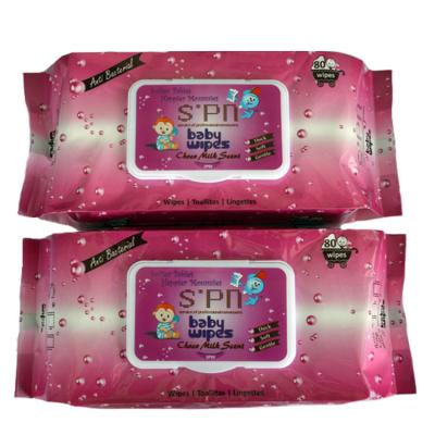 China Organic Sensitive Skin Baby Skin Care Cleansing Wet Wipes Made In Soft Porcelain Baby Wet Wipes Superb And Eco Friendly for sale