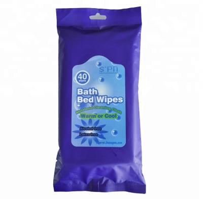 China Adult Flushable Organic Refreshing Cleansing Face And Body Wet Wipes for sale