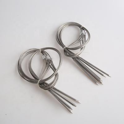 China Hot Selling High Quality Easily Cleaned Wire Vegetable BBQ Spits For Dinner Party And Outdoor BBQ for sale