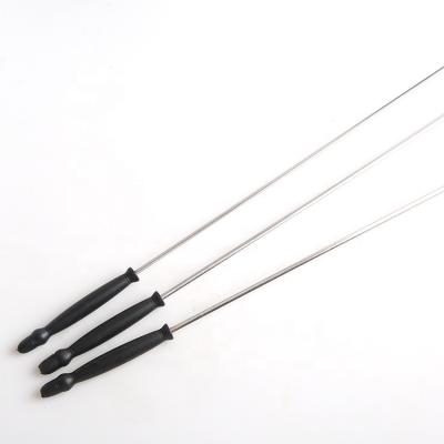 China Cheaper price high quality easily cleaned hot sale pp handle barbecue skewers for outdoor and indoor barbecue for sale