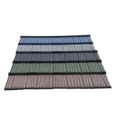 China Modern Wholesale Metal Roof Tile Color Cheap Price Stone Coated Roofing Tiles Homes Stone for sale