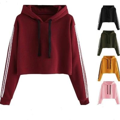 China Breathable European and American short hoodie women 2022 spring and autumn fashion new lazy Instituto trend Amazon casual long sleeve for sale