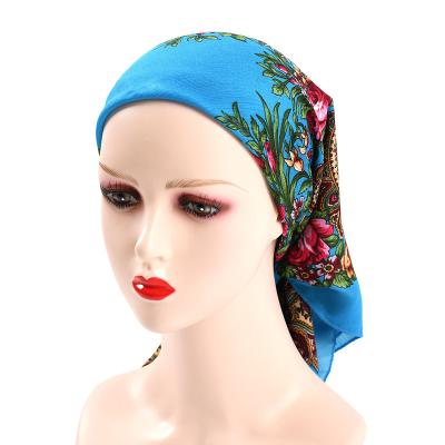 China Wholesale Muslim Bandana Designer Comfortable Printed Scarf Silk Satin Twill Scarf Women Custom Printing Square Scarves for sale