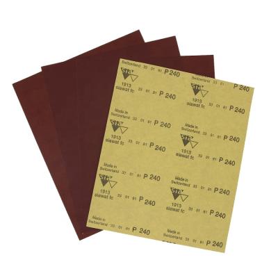 China Aluminum Oxide Flexible Cheap Sandpaper Sandpaper Price Sanding Sheet for sale