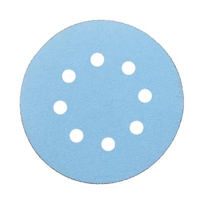 China Abrasive Tools 5 Inch 8 Hole 8 Hole Hook And Loop Sanding Discs 150 Paper 125mm Adhesive Sanding Disc for sale