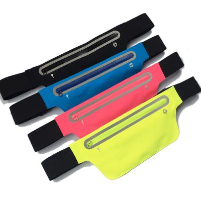 China Custom Logo Outdoor Waterproof Cycling Hiking Belt Bag Waist Pack Running Waistband Waterproof Sport Fanny Pack for sale