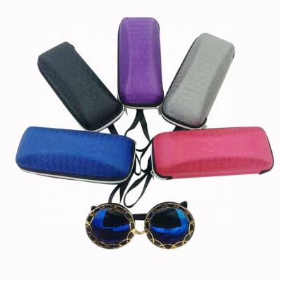 China 2021 New Fashionable Glasses Case Color Simple Zippered Cheap Sunglasses Case for sale