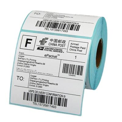 China Private Customized Printing Low Price Self Adhesive Thermal Label Paper POS Printer Multi-specification Label Roll for sale